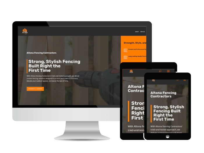 Melbourne Women in Business - Website mockup of Desktop, Ipad & Mobile view