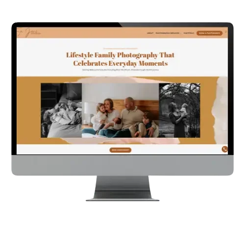 em jane photography website mock