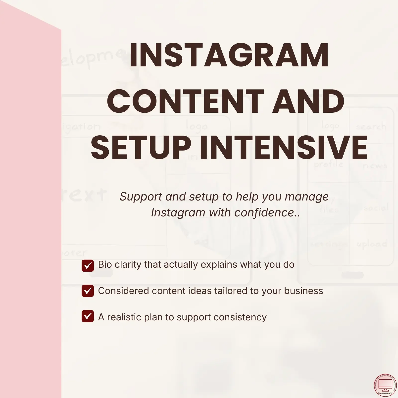 Instagram Content and Setup Intensive - $947