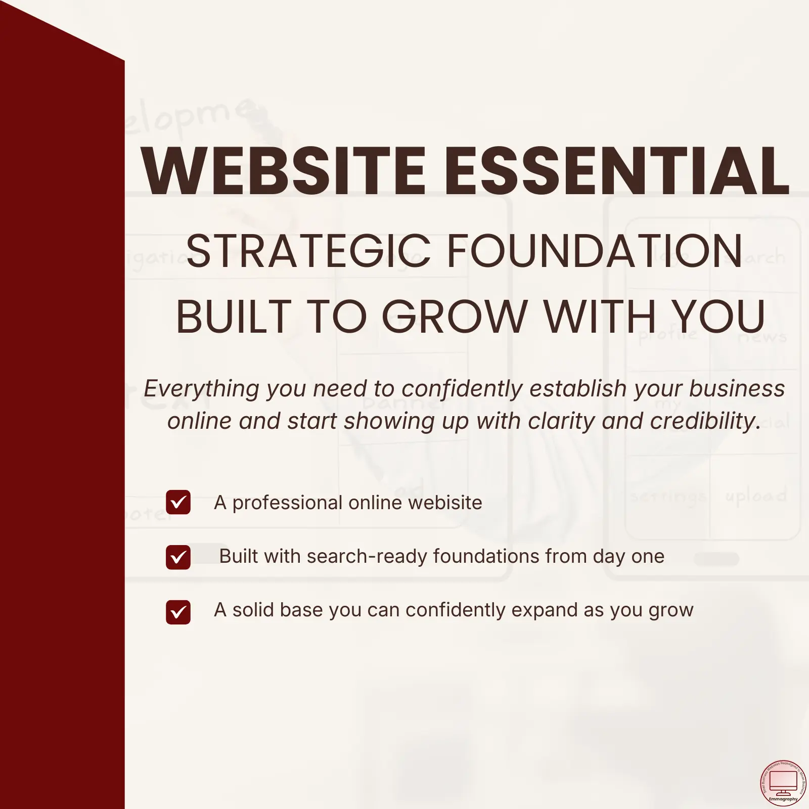 Website Design Essentials - $1500