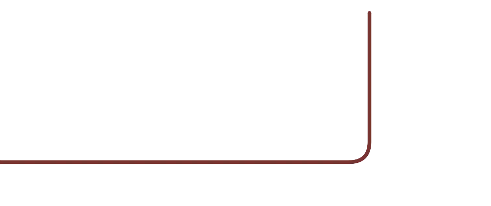 rounded corner line